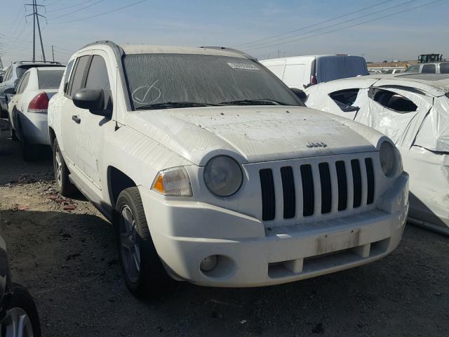 1J4FT47A19D217242 - 2009 JEEP COMPASS SP WHITE photo 1