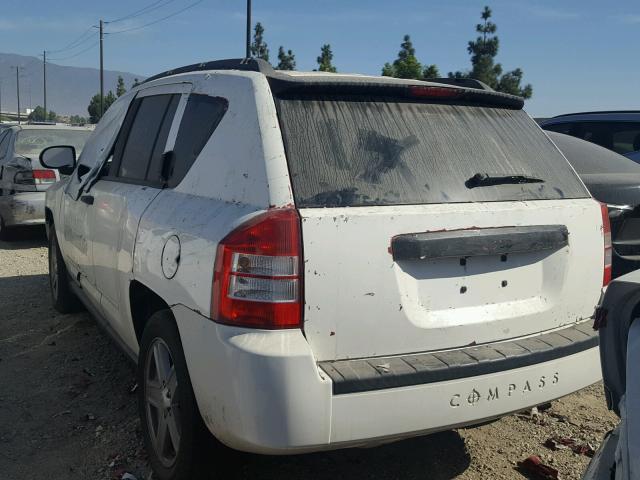 1J4FT47A19D217242 - 2009 JEEP COMPASS SP WHITE photo 3