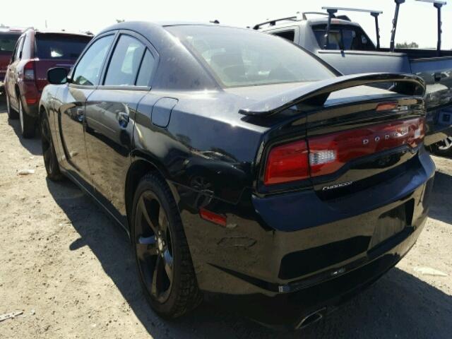 2C3CDXHG5CH239852 - 2012 DODGE CHARGER SX BLACK photo 3