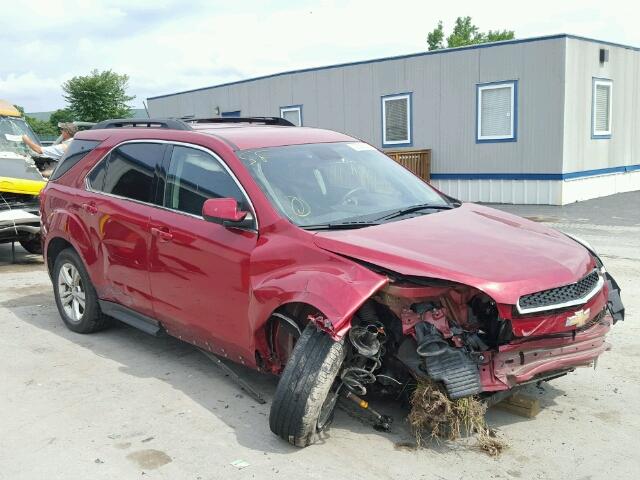 2GNFLFEK4E6202876 - 2014 CHEVROLET EQUINOX LT RED photo 1