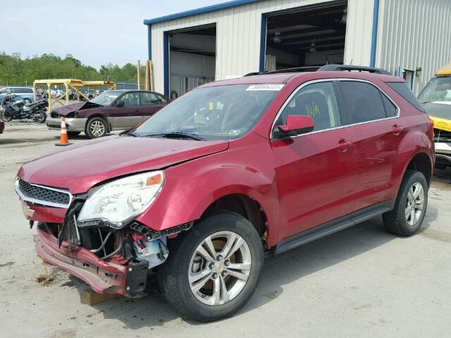 2GNFLFEK4E6202876 - 2014 CHEVROLET EQUINOX LT RED photo 2