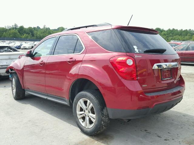 2GNFLFEK4E6202876 - 2014 CHEVROLET EQUINOX LT RED photo 3