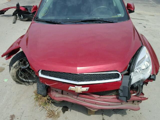 2GNFLFEK4E6202876 - 2014 CHEVROLET EQUINOX LT RED photo 7