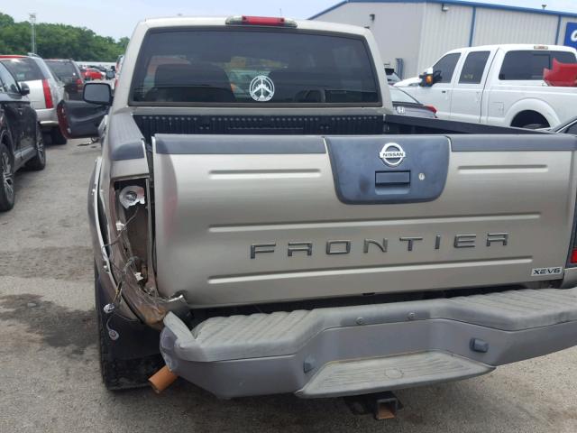 1N6ED27T84C466816 - 2004 NISSAN FRONTIER C TAN photo 9