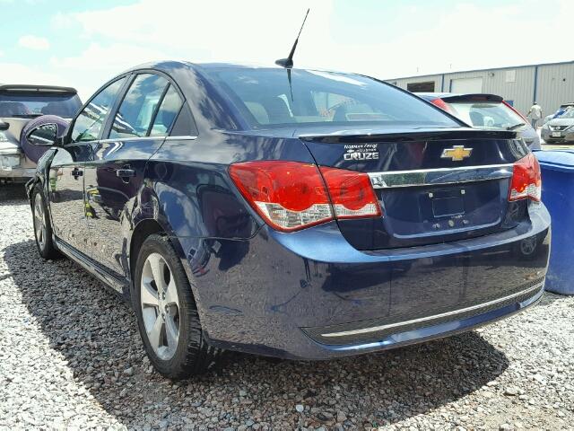 1G1PG5S94B7172764 - 2011 CHEVROLET CRUZE LT BLUE photo 3