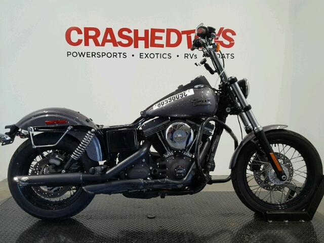 1HD1GXM10EC323920 - 2014 HARLEY-DAVIDSON FXDB DYNA GRAY photo 1