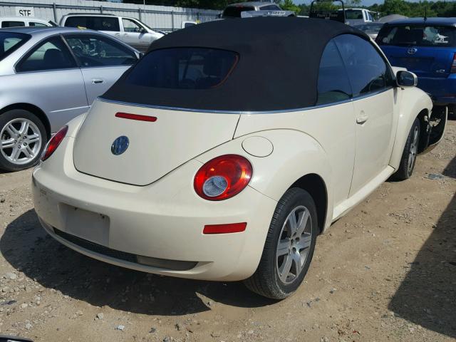 3VWRF31Y36M328883 - 2006 VOLKSWAGEN NEW BEETLE Krem foto 4