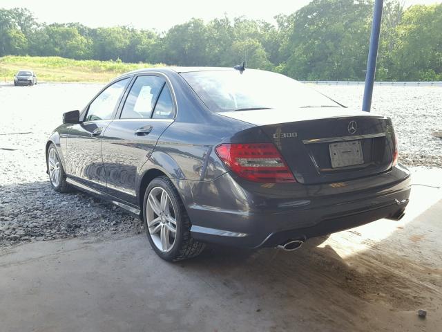 WDDGF8AB4DR244477 - 2013 MERCEDES-BENZ C 300 4MAT CHARCOAL photo 3