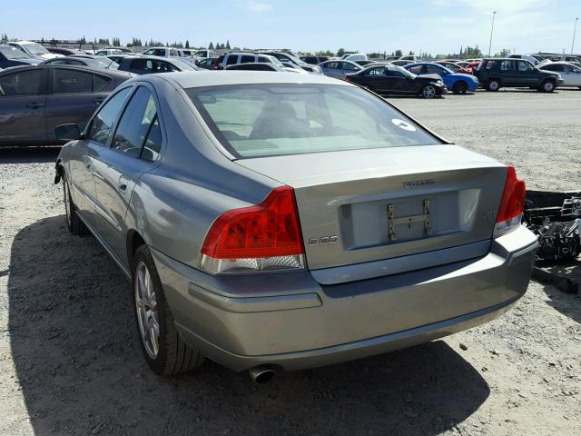 YV1RS592562523069 - 2006 VOLVO S60 2.5T GREEN photo 3