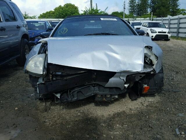 4A3AE55H93E181802 - 2003 MITSUBISHI ECLIPSE SP SILVER photo 10