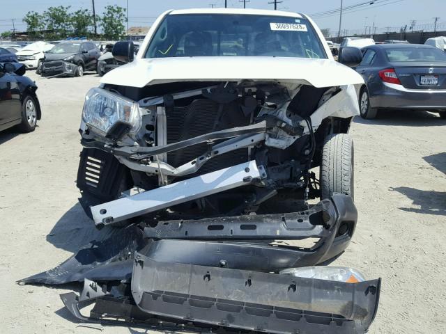 5TFTX4CN7FX060087 - 2015 TOYOTA TACOMA ACC თეთრი ფოტო 9