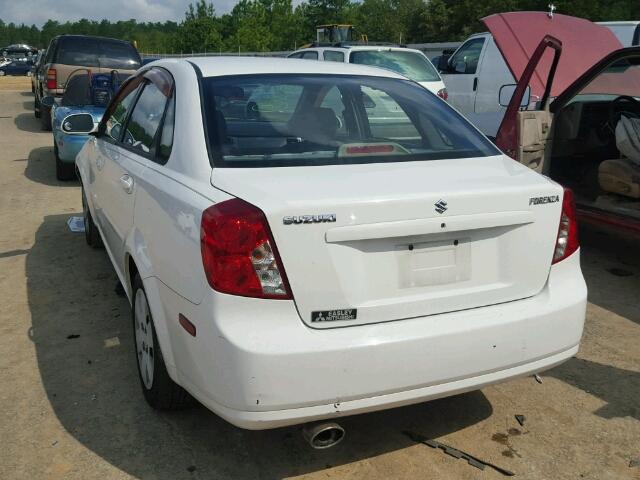 KL5JD56Z07K507609 - 2007 SUZUKI FORENZA WHITE photo 3