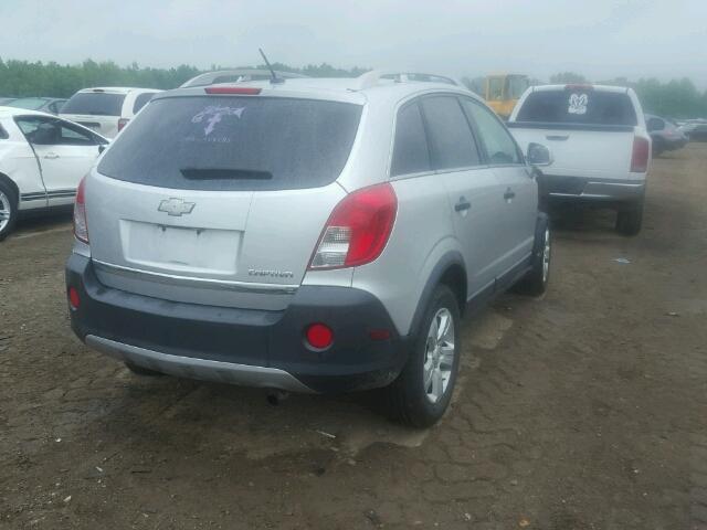 3GNAL2EKXDS618191 - 2013 CHEVROLET CAPTIVA LS SILVER photo 4