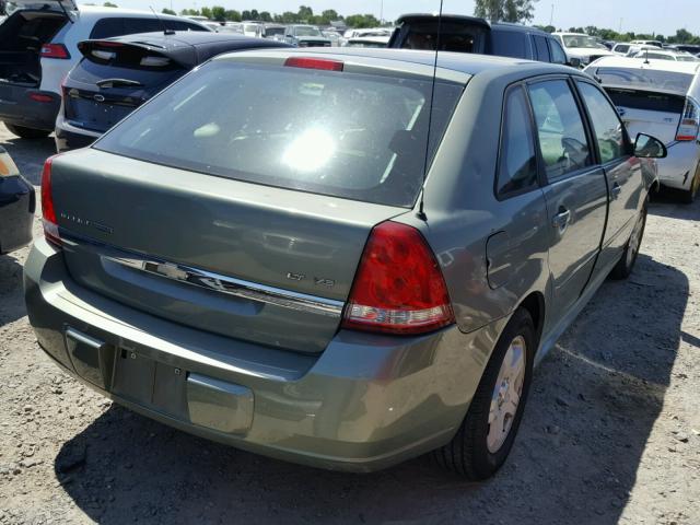 1G1ZU64824F205958 - 2004 CHEVROLET MALIBU MAX 绿色 照片 4