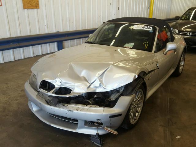 WBACN534X1LJ56117 - 2001 BMW Z3 3.0 SILVER photo 2