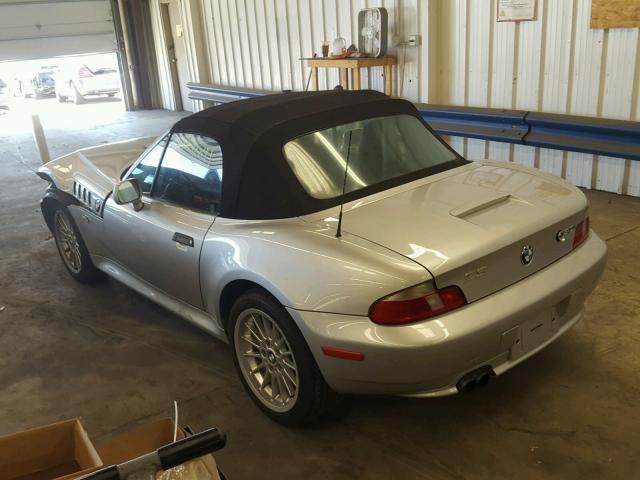 WBACN534X1LJ56117 - 2001 BMW Z3 3.0 SILVER photo 3