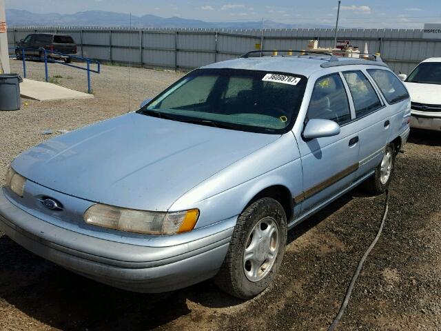 1FACP55U1NG248487 - 1992 FORD TAURUS L BLUE photo 2