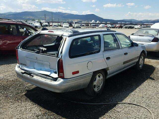 1FACP55U1NG248487 - 1992 FORD TAURUS L BLUE photo 4