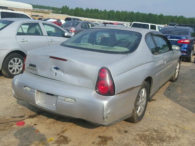 2G1WW12E239197067 - 2003 CHEVROLET MONTE CARL 银色 照片 4