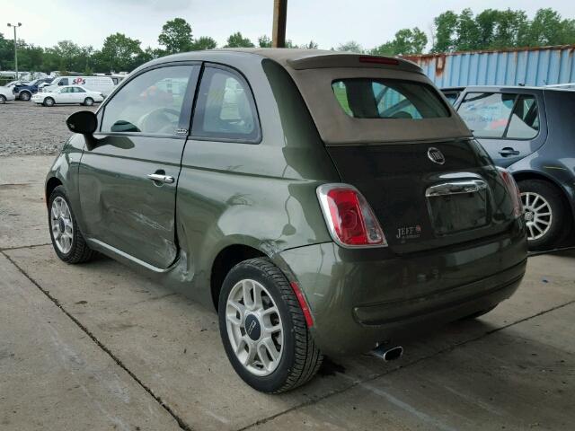 3C3CFFDR3CT352086 - 2012 FIAT 500 POP GREEN photo 3