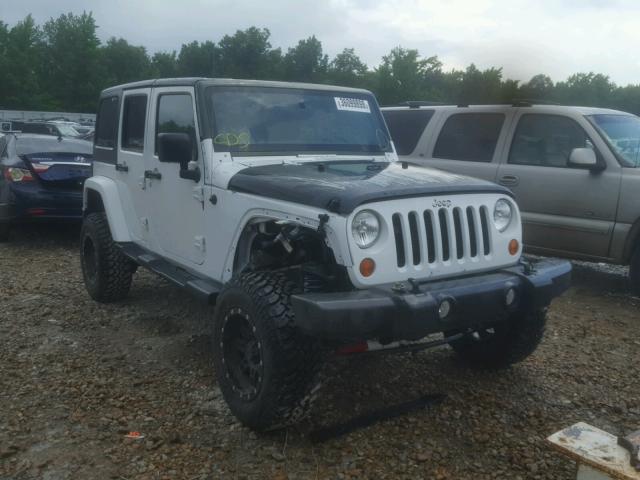 1C4HJWEG0CL123339 - 2012 JEEP WRANGLER U WHITE photo 1