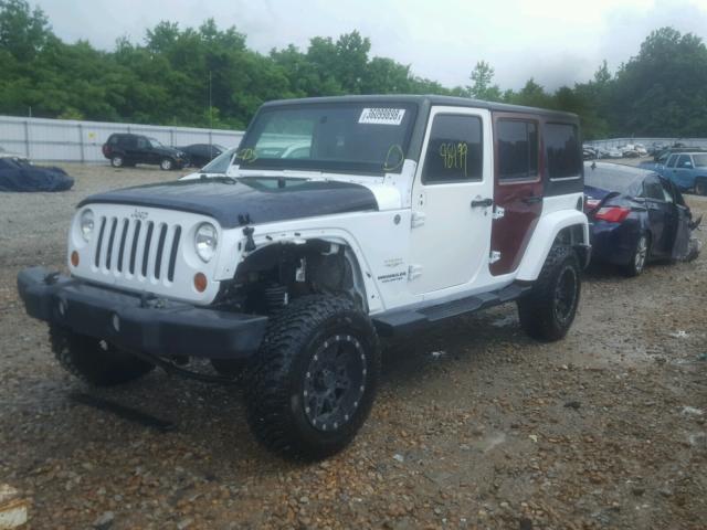 1C4HJWEG0CL123339 - 2012 JEEP WRANGLER U WHITE photo 2