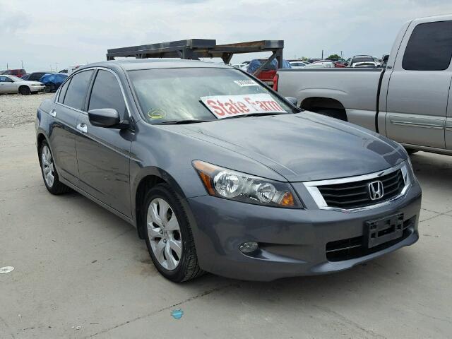 1HGCP36869A042544 - 2009 HONDA ACCORD EXL GRAY photo 1