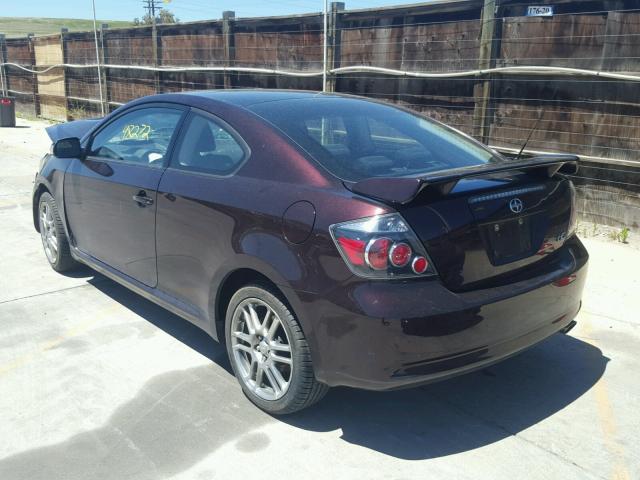 JTKDE3B7XA0304865 - 2010 TOYOTA SCION TC 紫色 照片 3