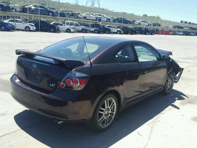JTKDE3B7XA0304865 - 2010 TOYOTA SCION TC 紫色 照片 4