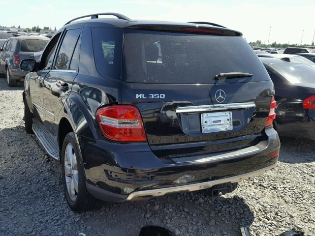 4JGBB5GB0AA538213 - 2010 MERCEDES-BENZ ML 350 BLACK photo 3