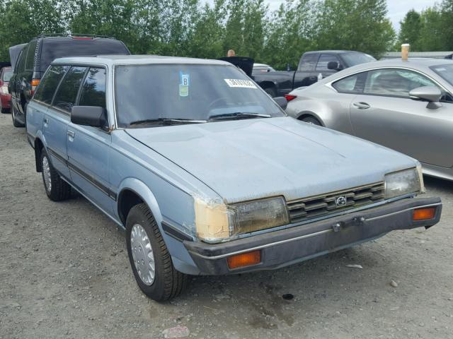 JF2AN53B8GE445875 - 1986 SUBARU GL 4WD TURQUOISE photo 1