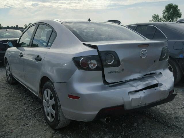 JM1BK32F181856581 - 2008 MAZDA 3 I SILVER photo 3