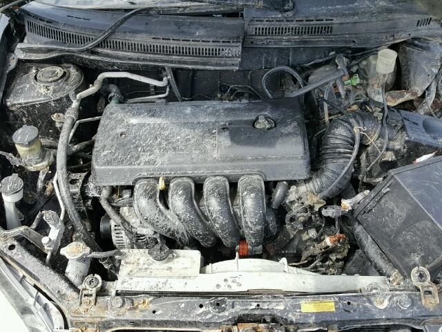 2T1BR32E93C069773 - 2003 TOYOTA COROLLA BLACK photo 7