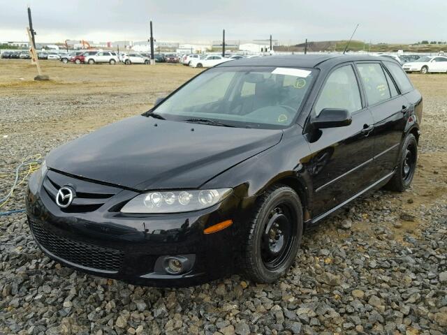 1YVHP83D075M11207 - 2007 MAZDA 6 S BLACK photo 2