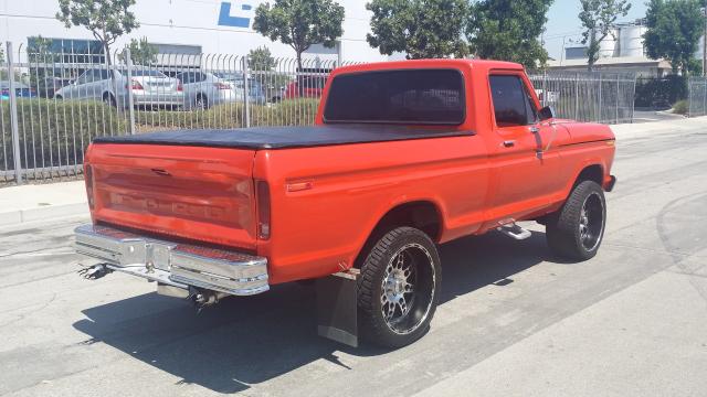 000000F11YRC53299 - 1976 FORD F100 ORANGE photo 4