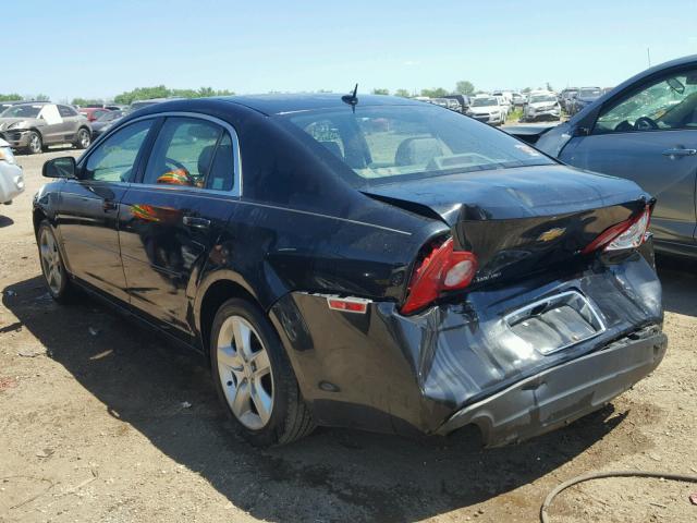 1G1ZG57B79F256484 - 2009 CHEVROLET MALIBU LS შავი ფოტო 3