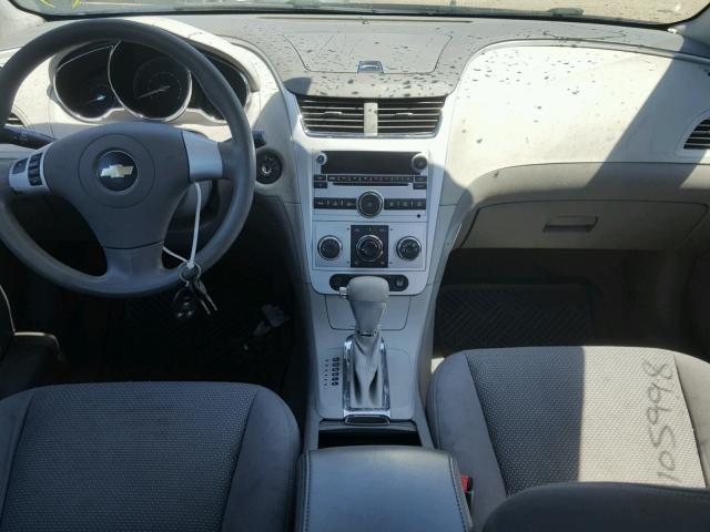 1G1ZG57B79F256484 - 2009 CHEVROLET MALIBU LS შავი ფოტო 9