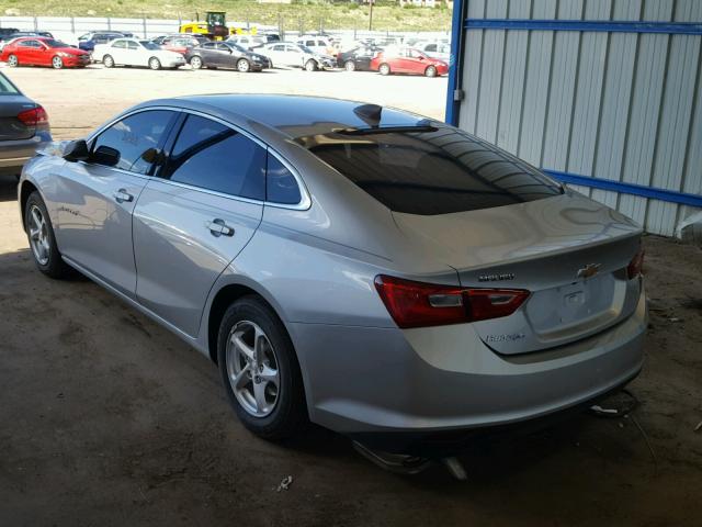 1G1ZB5ST3GF202465 - 2016 CHEVROLET MALIBU SILVER photo 3