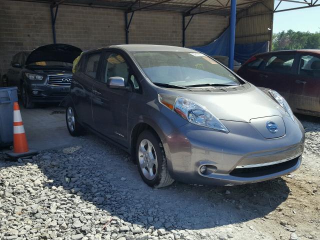 1N4AZ0CP7FC300893 - 2015 NISSAN LEAF S GRAY photo 1