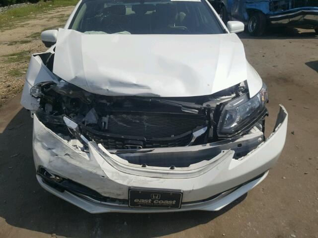 19XFB2F96FE034174 - 2015 HONDA CIVIC EXL WHITE photo 9