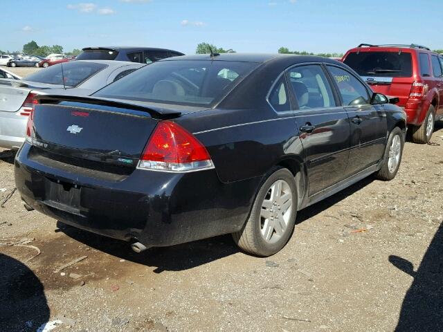 2G1WG5E37D1210488 - 2013 CHEVROLET IMPALA LT BLACK photo 4