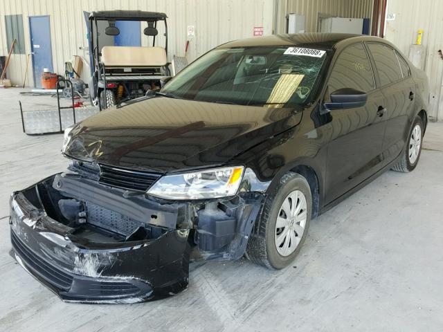 3VW2K7AJ3DM267281 - 2013 VOLKSWAGEN JETTA BASE 黑色 照片 2