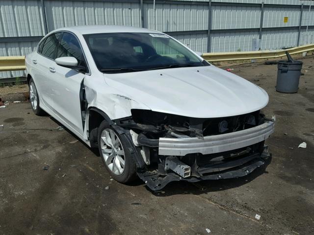 1C3CCCCB0FN668545 - 2015 CHRYSLER 200 C WHITE photo 1