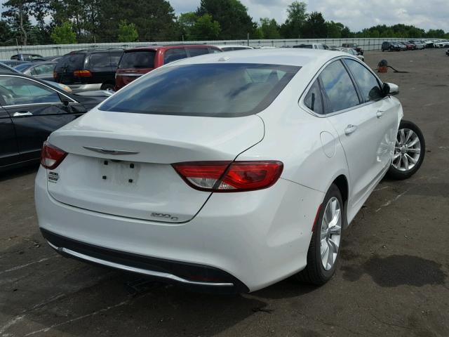 1C3CCCCB0FN668545 - 2015 CHRYSLER 200 C WHITE photo 4