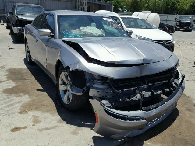 2C3CDXHGXGH235026 - 2016 DODGE CHARGER SX SILVER photo 1