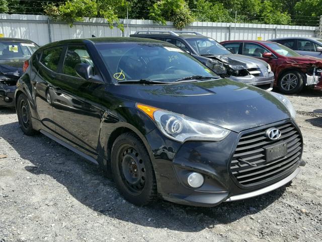 KMHTC6AE3DU095259 - 2013 HYUNDAI VELOSTER T BLACK photo 1