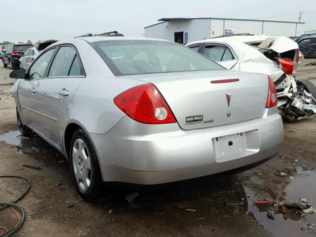 1G2ZF58BX74134515 - 2007 PONTIAC G6 VALUE L SILVER photo 3