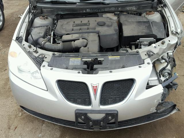 1G2ZF58BX74134515 - 2007 PONTIAC G6 VALUE L SILVER photo 7