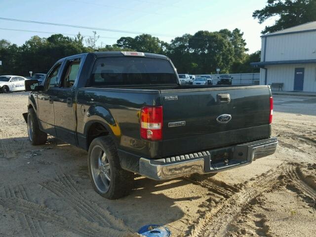 1FTRW12W24KA93661 - 2004 FORD F150 SUPER GREEN photo 3