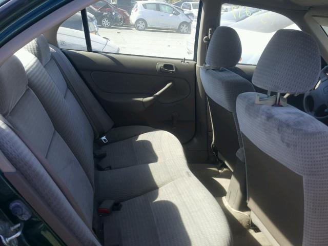 2HGEJ6616YH529175 - 2000 HONDA CIVIC BASE GREEN photo 6